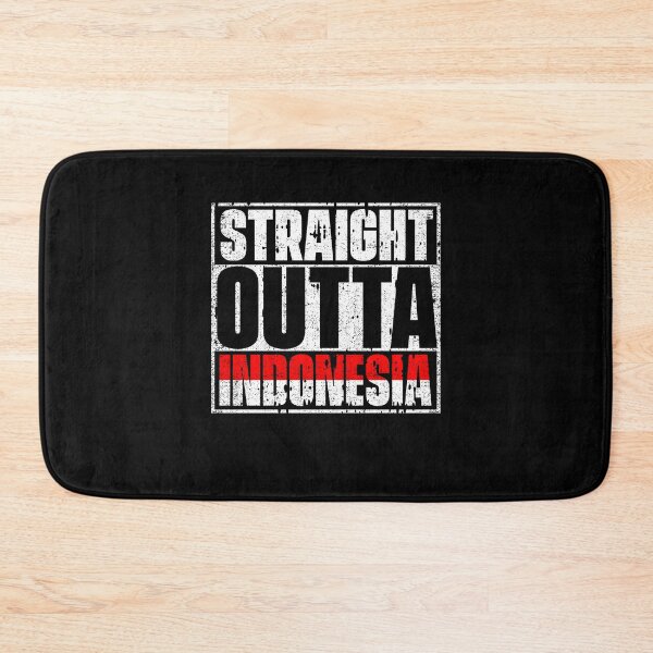 Item preview, Straight Outta Indonesia Flag designed and sold by CosmoKitsch.