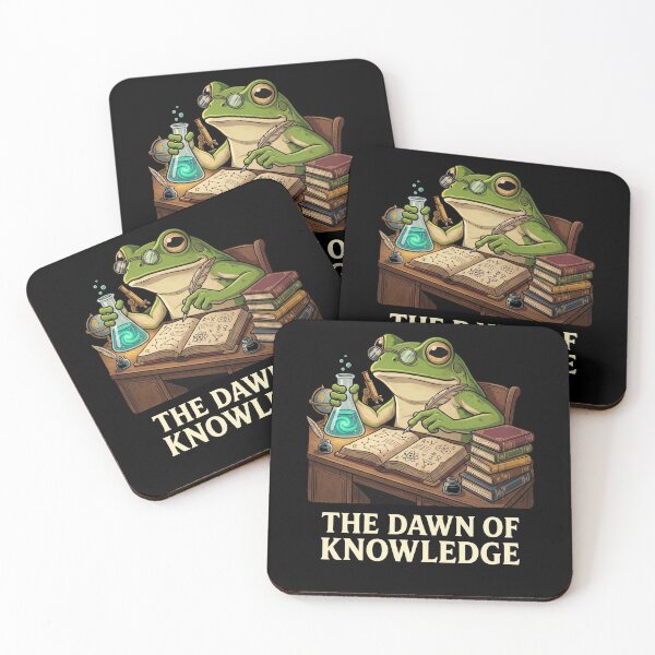 Item preview, The Dawn Of Knowledge Scholar Frog Academic Science Student Wisdom designed and sold by SofenArt.