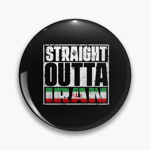 Item preview, Straight Outta Iran Flag designed and sold by CosmoKitsch.