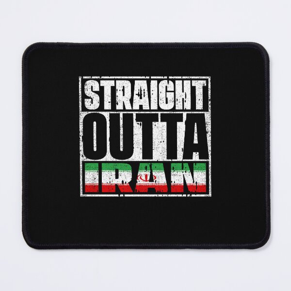 Item preview, Straight Outta Iran Flag designed and sold by CosmoKitsch.