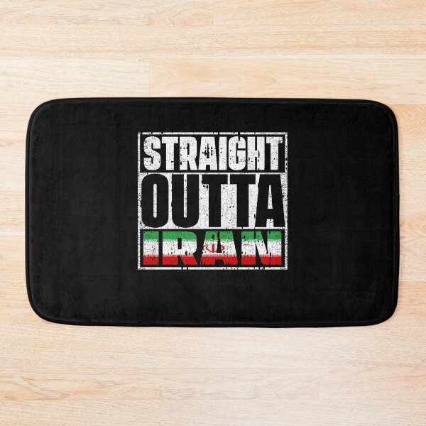 Item preview, Straight Outta Iran Flag designed and sold by CosmoKitsch.