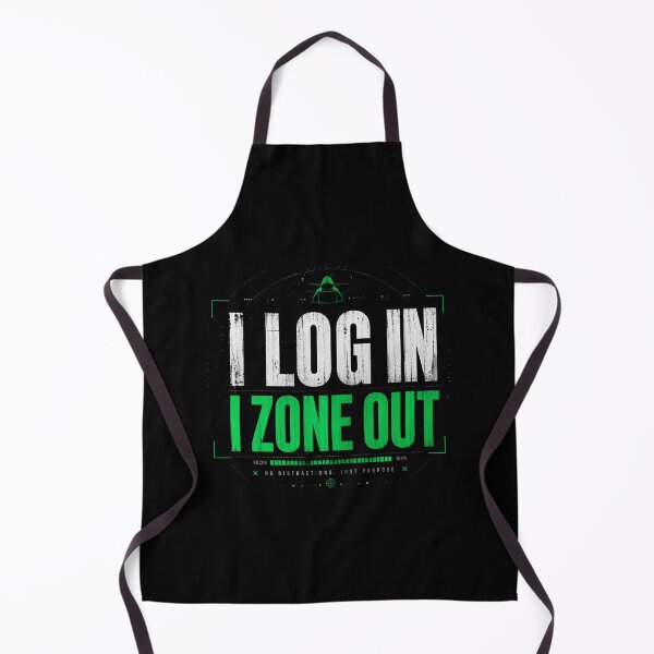 Item preview, I Log In I Zone Out Shirt – Funny Work From Home Humor Tee designed and sold by IdentityThread.