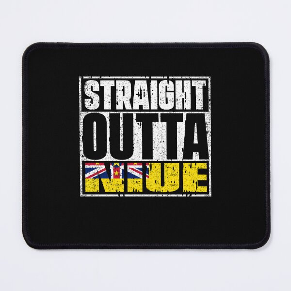 Item preview, Straight Outta Niue Flag designed and sold by CosmoKitsch.