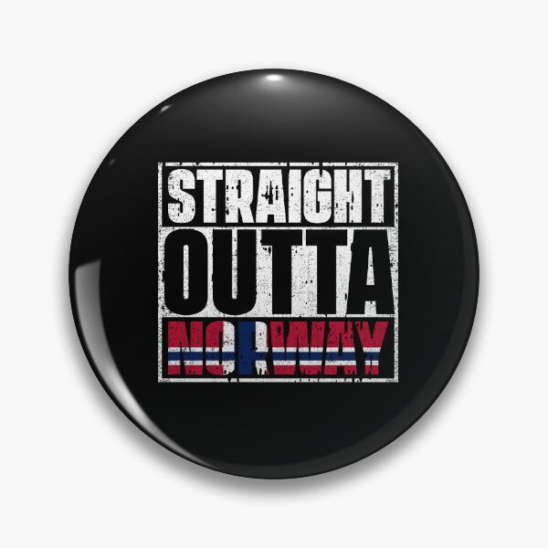 Item preview, Straight Outta Norway Flag designed and sold by CosmoKitsch.