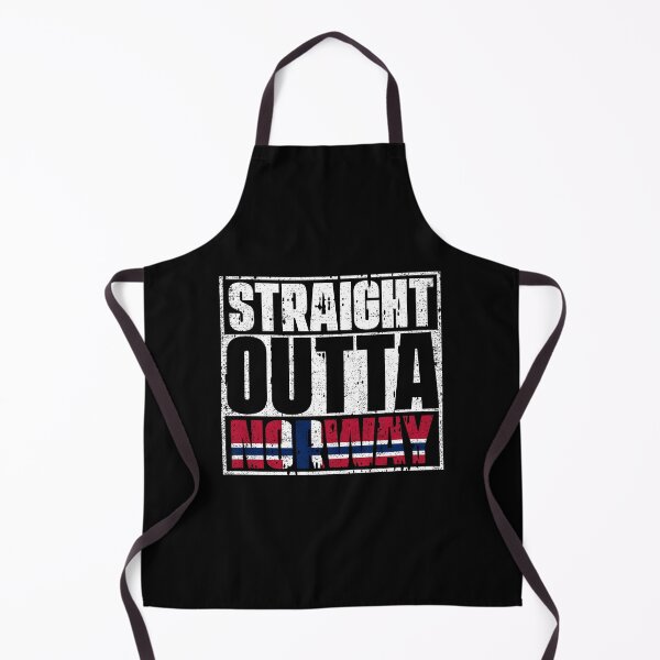 Item preview, Straight Outta Norway Flag designed and sold by CosmoKitsch.