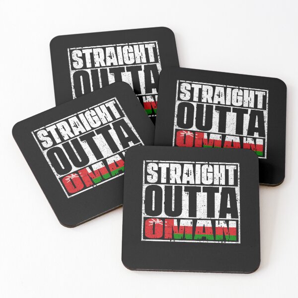 Item preview, Straight Outta Oman Flag designed and sold by CosmoKitsch.