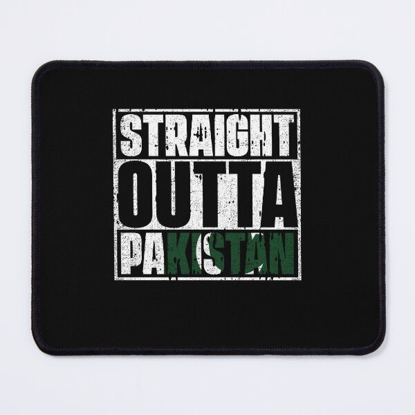 Item preview, Straight Outta Pakistan Flag designed and sold by CosmoKitsch.