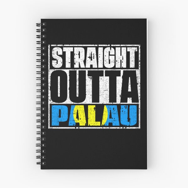 Item preview, Straight Outta Palau Flag designed and sold by CosmoKitsch.