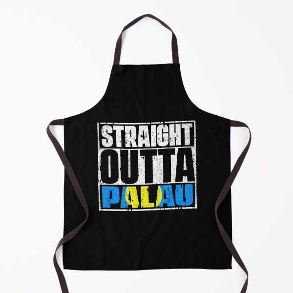 Item preview, Straight Outta Palau Flag designed and sold by CosmoKitsch.