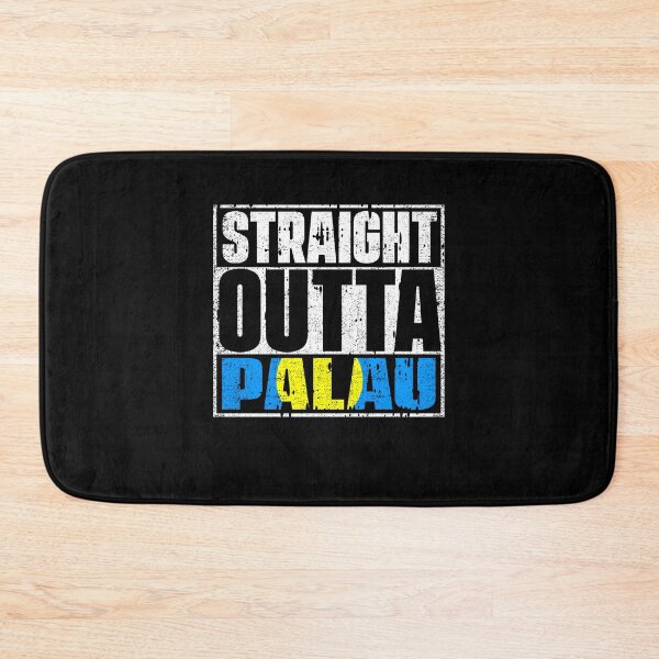 Item preview, Straight Outta Palau Flag designed and sold by CosmoKitsch.