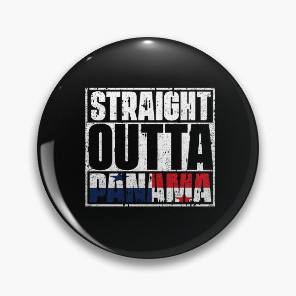Item preview, Straight Outta Panama Flag designed and sold by CosmoKitsch.