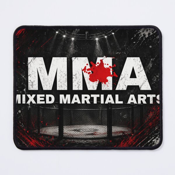 Item preview, MMA Fight Arena – Grit, Power & Combat Spirit designed and sold by Fei Long Design Hub.