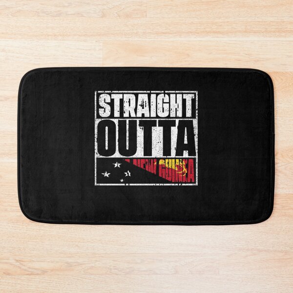 Item preview, Straight Outta Papua New Guinea Flag designed and sold by CosmoKitsch.