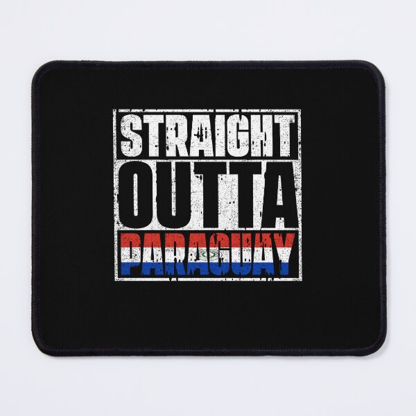 Item preview, Straight Outta Paraguay Flag designed and sold by CosmoKitsch.