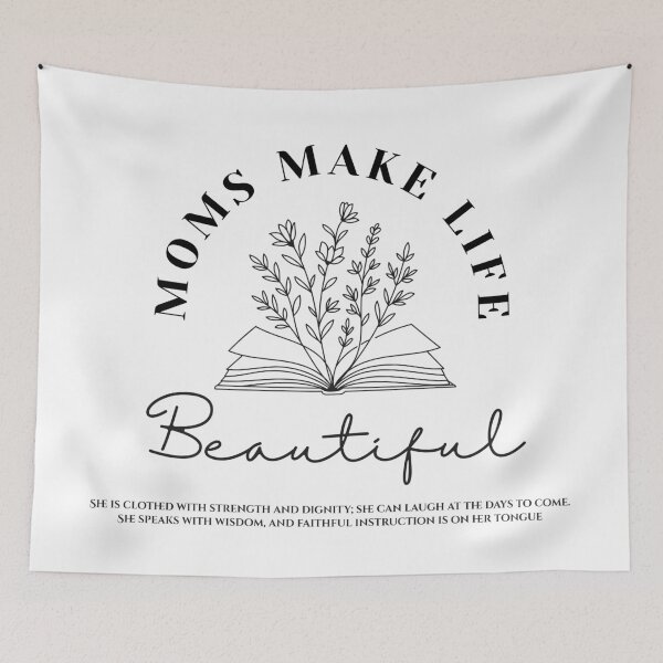 Item preview, Moms Make Life Beautiful designed and sold by Dapper Duck Designs.