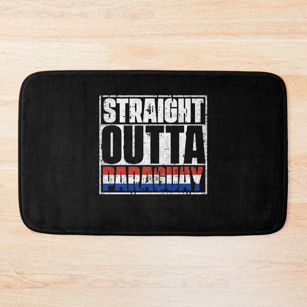 Item preview, Straight Outta Paraguay Flag designed and sold by CosmoKitsch.