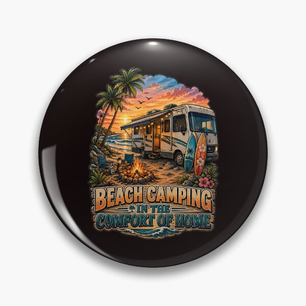 Item preview, Happy RVing Camper Design Beach Camping In My Home On Wheels designed and sold by fantasticdesign.