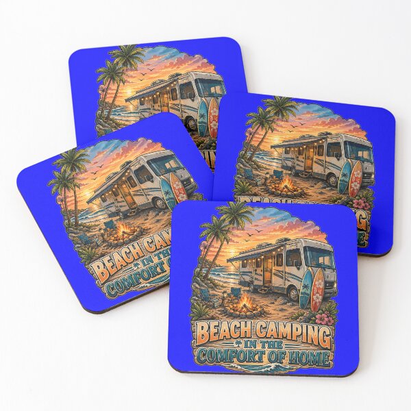 Item preview, Happy RVing Camper Design Beach Camping In My Home On Wheels designed and sold by fantasticdesign.