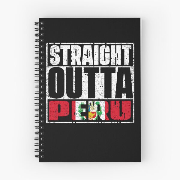 Item preview, Straight Outta Peru Flag designed and sold by CosmoKitsch.