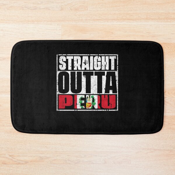 Item preview, Straight Outta Peru Flag designed and sold by CosmoKitsch.