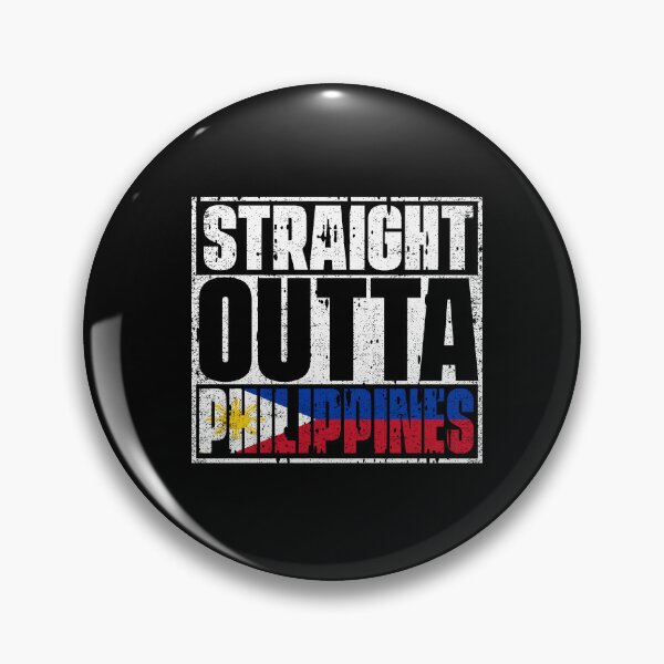 Item preview, Straight Outta Philippines Flag designed and sold by CosmoKitsch.