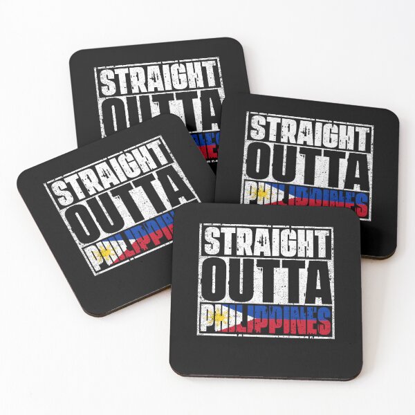 Item preview, Straight Outta Philippines Flag designed and sold by CosmoKitsch.