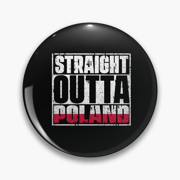 Item preview, Straight Outta Poland Flag designed and sold by CosmoKitsch.