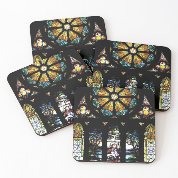Item preview, Tiffany Stained Glass Window | Art Nouveau designed and sold by GammaRay.