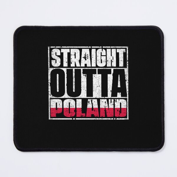 Item preview, Straight Outta Poland Flag designed and sold by CosmoKitsch.
