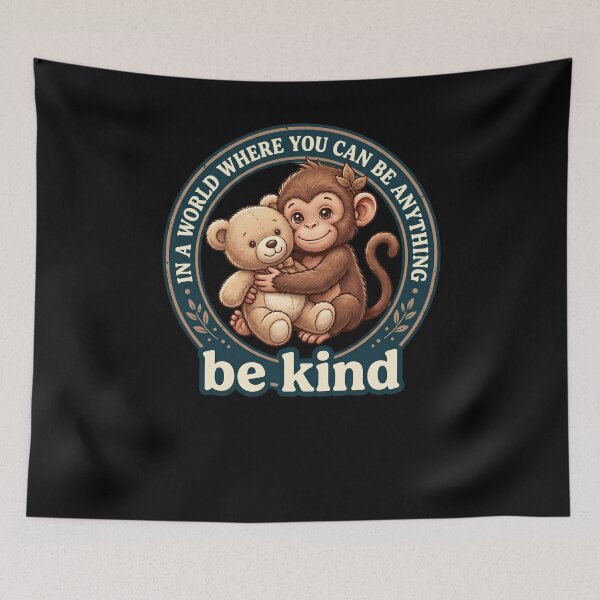 Item preview, In A World Where You Can Be Anything Be Kind Kindness Inspiration Positive Message designed and sold by SofenArt.