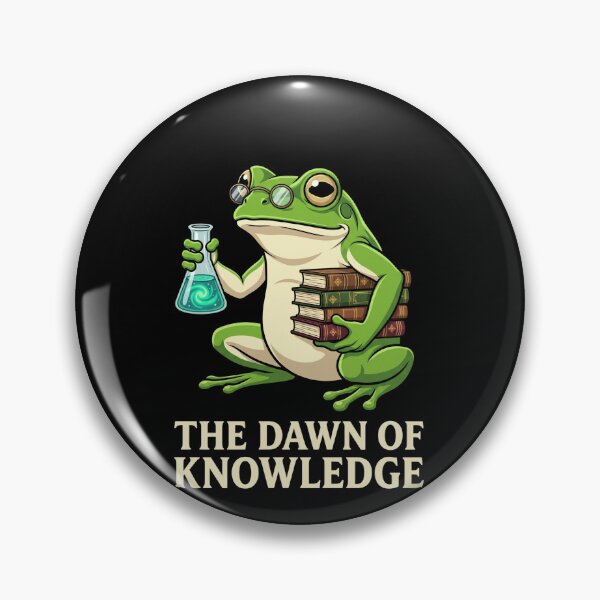 Item preview, The Dawn Of Knowledge Wise Frog Science Books Learning Academic designed and sold by SofenArt.