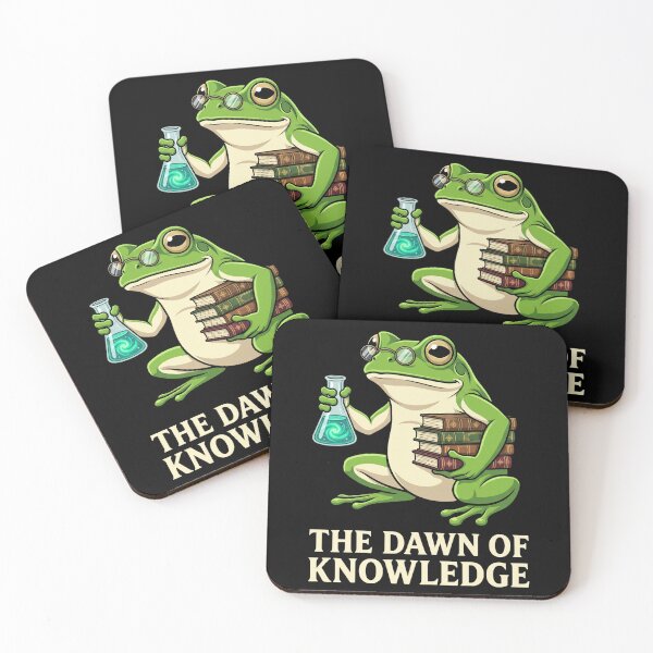 Item preview, The Dawn Of Knowledge Wise Frog Science Books Learning Academic designed and sold by SofenArt.