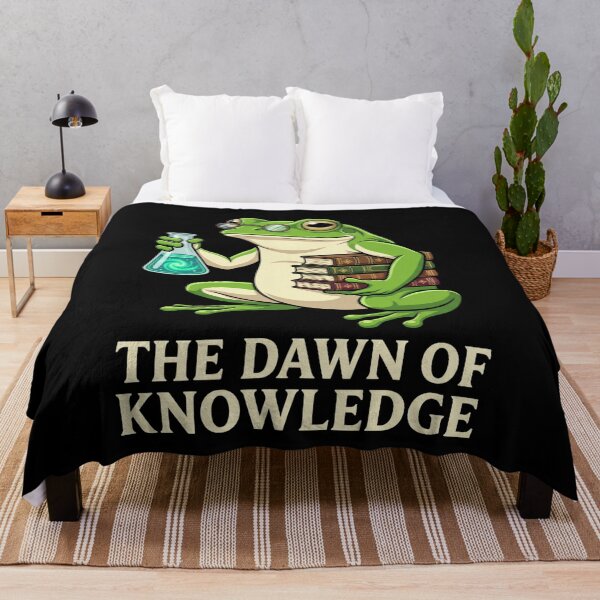 Item preview, The Dawn Of Knowledge Wise Frog Science Books Learning Academic designed and sold by SofenArt.