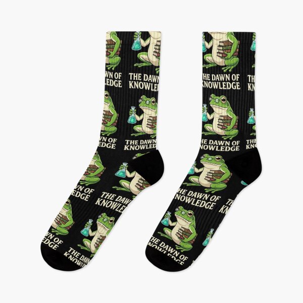 Item preview, The Dawn Of Knowledge Wise Frog Science Books Learning Academic designed and sold by SofenArt.
