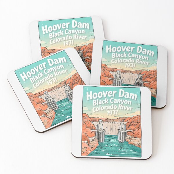 Item preview, Hoover Dam Black Canyon Colorado River 1931 Vintage designed and sold by HowToCanadian.