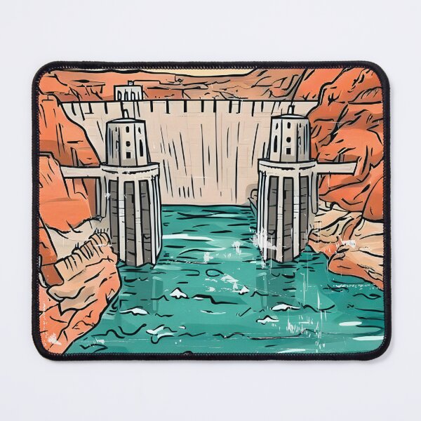 Item preview, Hoover Dam Black Canyon Colorado River 1931 Vintage designed and sold by HowToCanadian.
