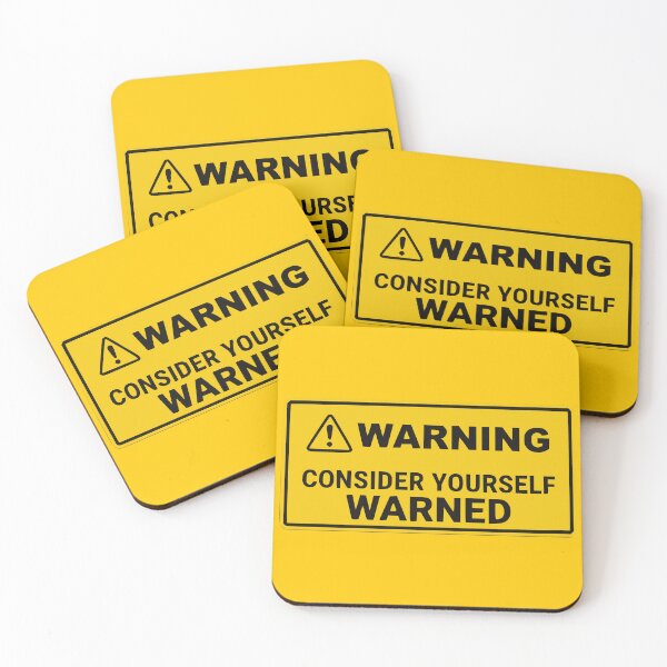 Item preview, warning sign designed and sold by turkey1200.