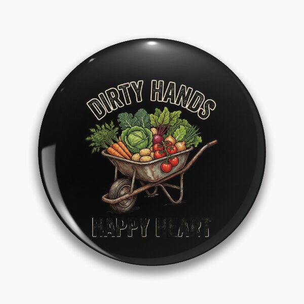 Item preview, Dirty Hands Happy Heart Gardening Farmer Homesteader designed and sold by SofenArt.