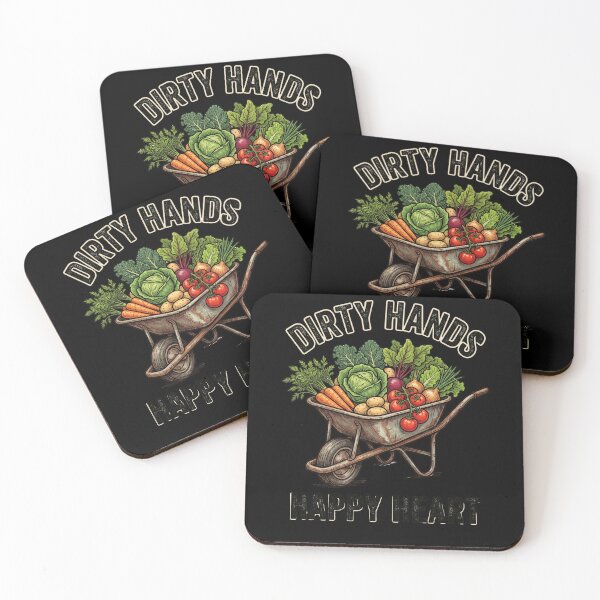 Item preview, Dirty Hands Happy Heart Gardening Farmer Homesteader designed and sold by SofenArt.