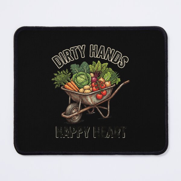 Item preview, Dirty Hands Happy Heart Gardening Farmer Homesteader designed and sold by SofenArt.