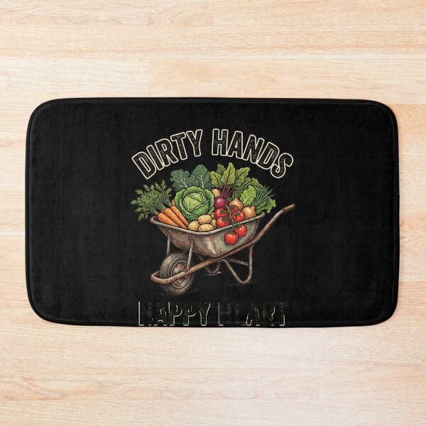 Item preview, Dirty Hands Happy Heart Gardening Farmer Homesteader designed and sold by SofenArt.