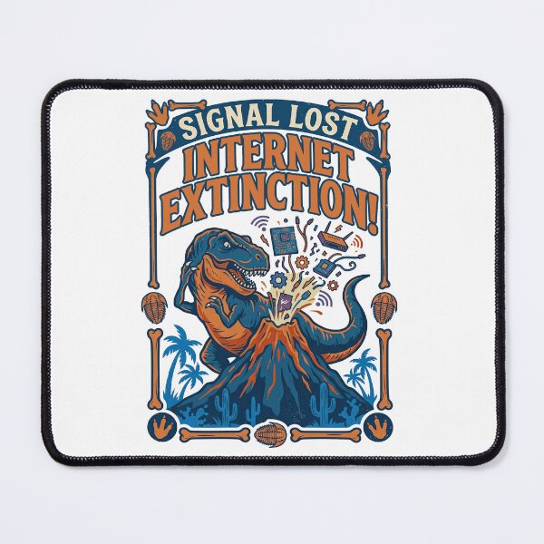 Item preview, Signal Lost Internet Extinction Dinosaur designed and sold by TeeARTHY.