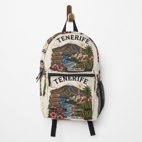 Item preview, Tenerife Embroidered Travel Patch Illustration designed and sold by Pure Craft.