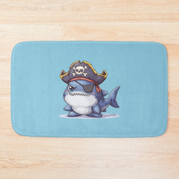 Item preview, Pirate Shark Cute Cartoon. designed and sold by LearnCreations.