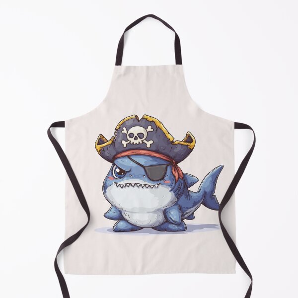 Item preview, Pirate Shark Cute Cartoon. designed and sold by LearnCreations.