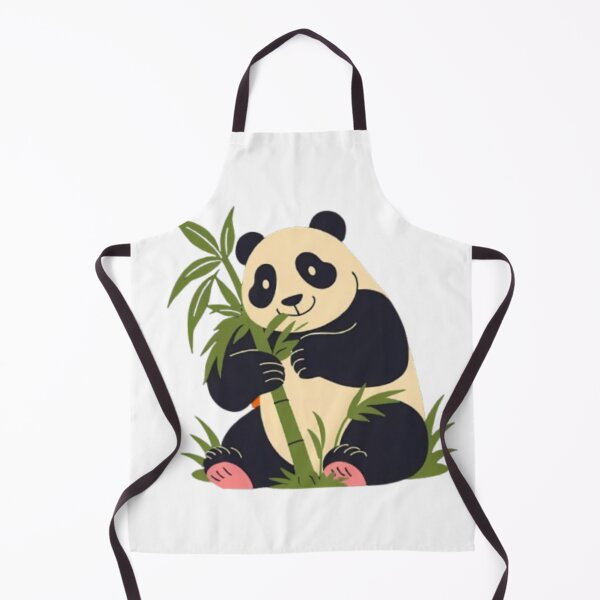Item preview, Panda Eating Bamboo Nature Illustration | Cute Panda Lover Gift for Her | Wildlife Panda Art Tee designed and sold by SOLIORA ATELIER.
