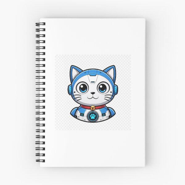 Item preview, Futuristic Robot Cat designed and sold by Ash Art Gallery.