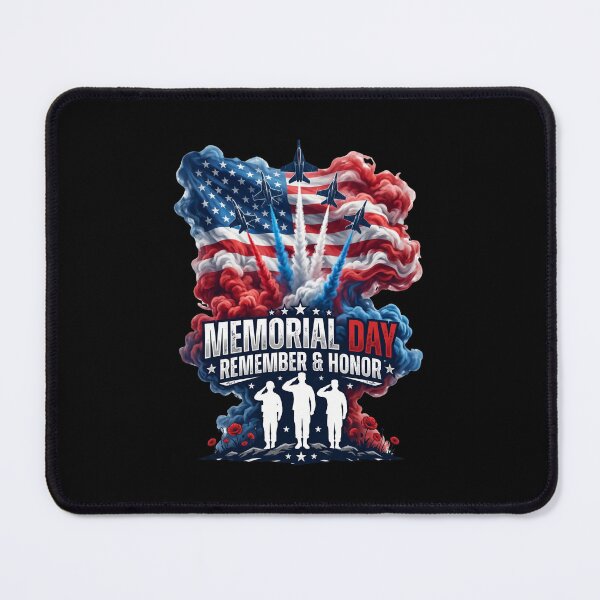 Item preview, Memorial Day Remember & Honor American Patriot Military Veteran designed and sold by SofenArt.