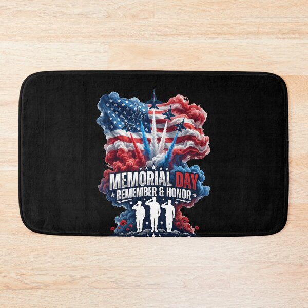 Item preview, Memorial Day Remember & Honor American Patriot Military Veteran designed and sold by SofenArt.