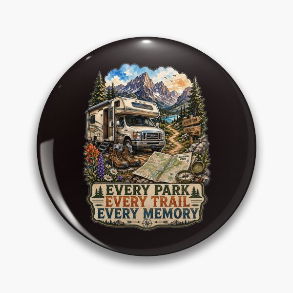 Item preview, RVing Camper Design Every Park Every Trail Every Memory designed and sold by fantasticdesign.